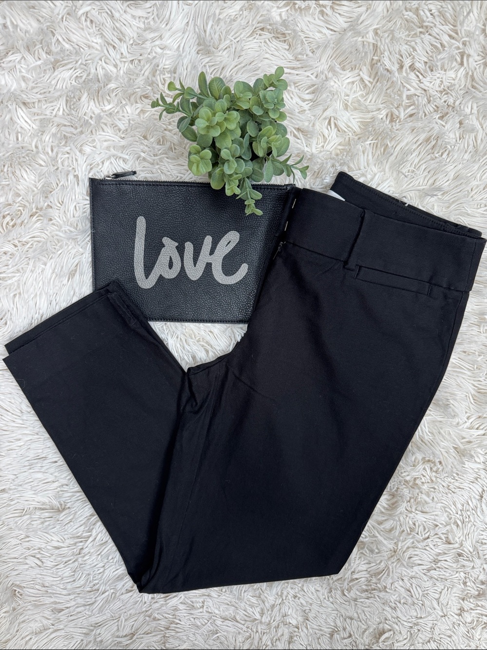 Loft The Riviera Fit Cropped Pants 💗 Black